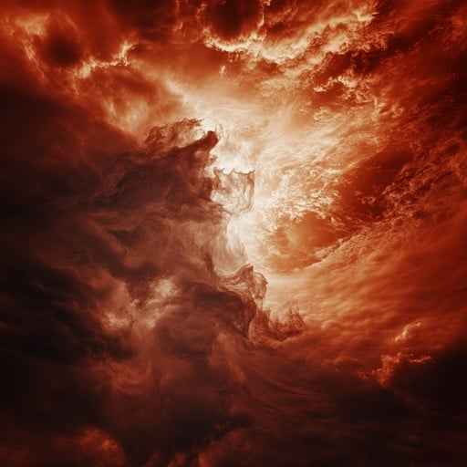 Fiery sky drama