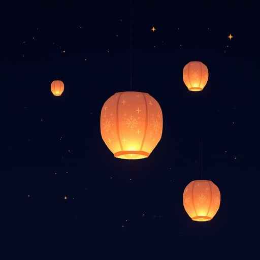 Luminous Sky Lanterns