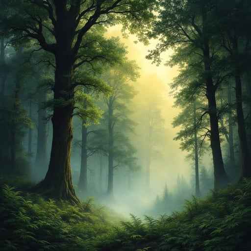 Misty Forest Path Misty Forest Path