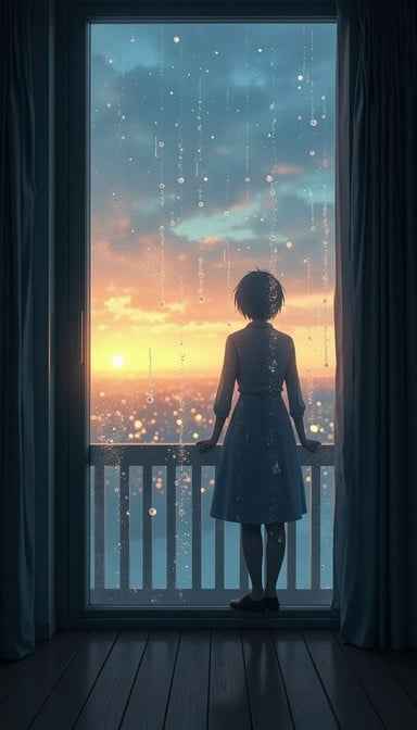 Misty Window Contemplation