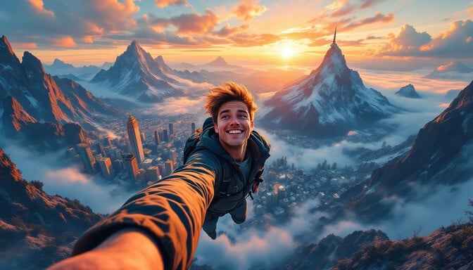 Peak Selfie Moment