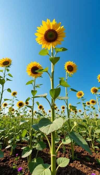 Towering Yellow Blooms Towering Yellow Blooms