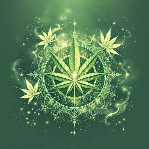 Mystical Green Mandala
