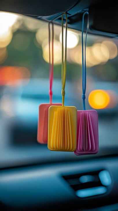 Colorful air fresheners
