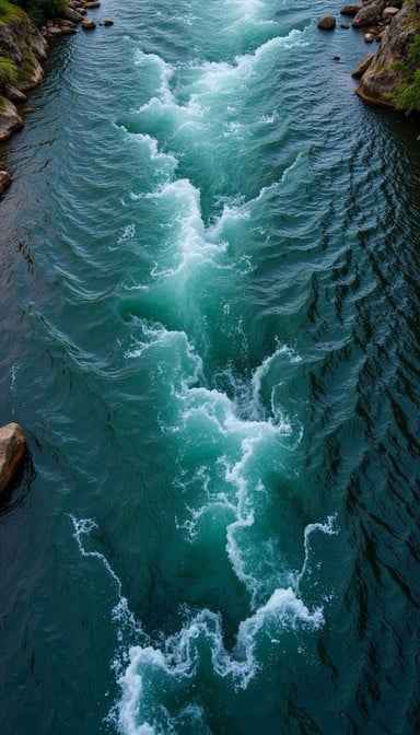 Turbulent River Flow
