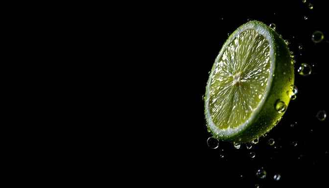 Floating Lime Slice Floating Lime Slice