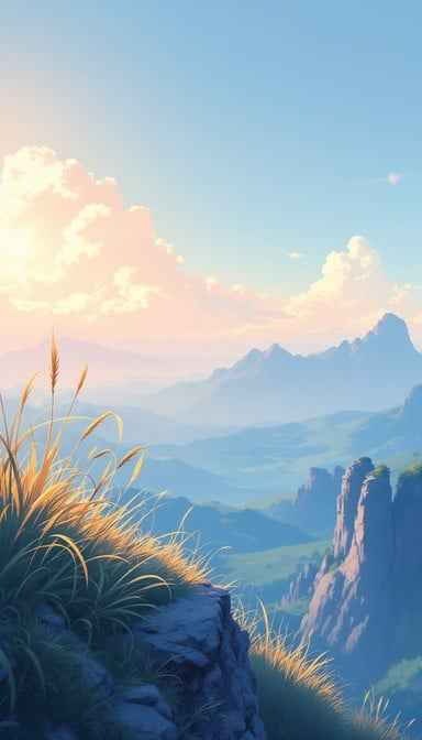 Serene Mountain Vista