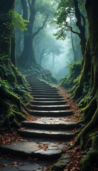 Mystical Forest Steps