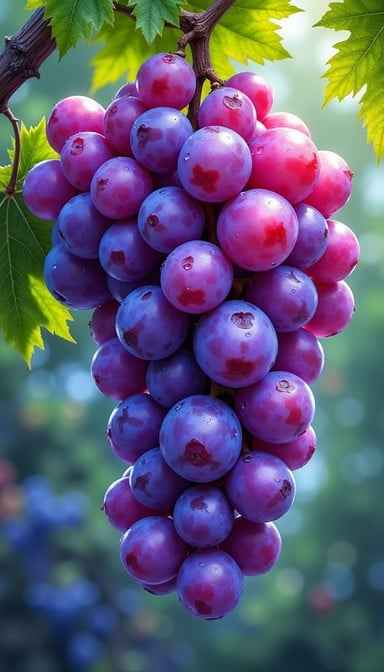 Vibrant Purple Grapes Vibrant Purple Grapes