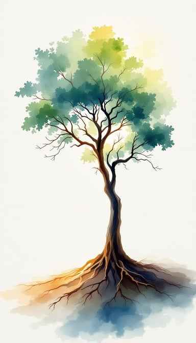 Watercolor Tree Spirit Watercolor Tree Spirit