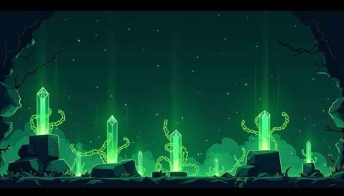 Luminous Crystal Garden