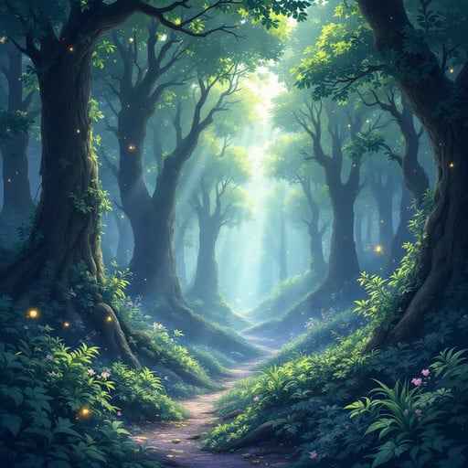 Mystical Forest Path