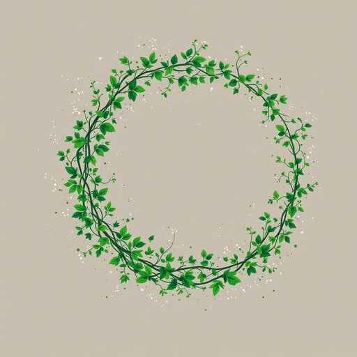 Spiraling Green Wreath Spiraling Green Wreath