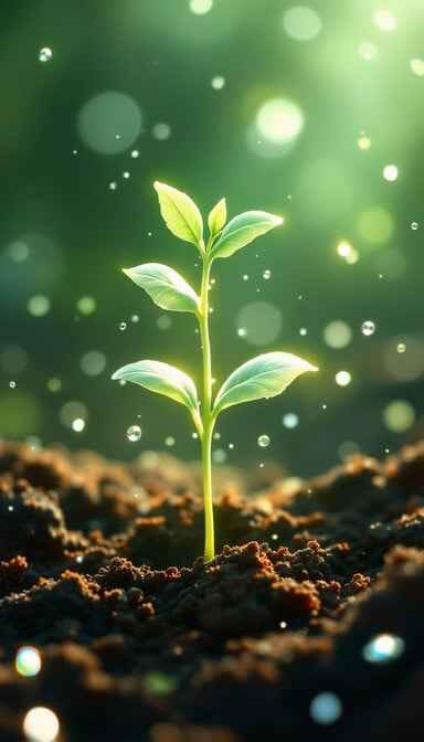 Growth Sparkles Green