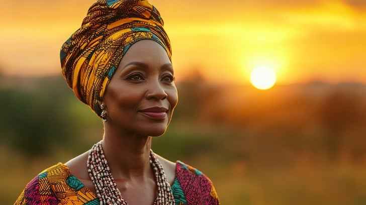 Elegant sunset portrait Elegant sunset portrait