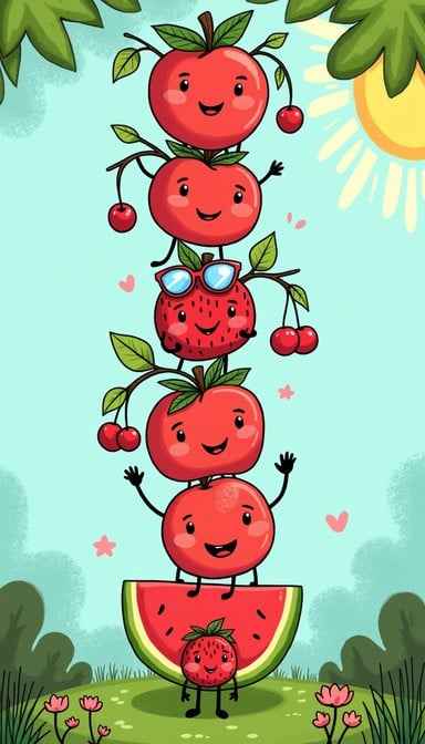 Happy Fruit Friends Happy Fruit Friends
