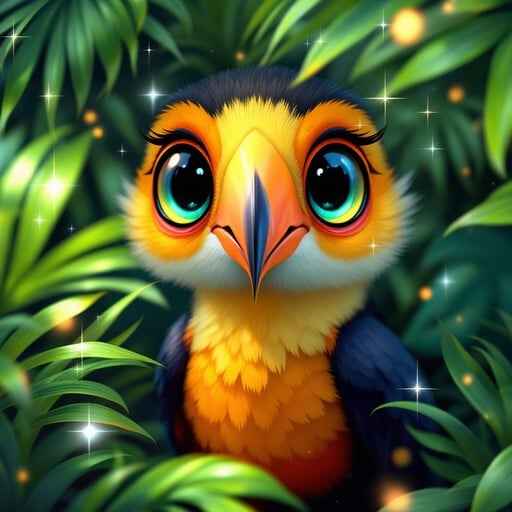 Magical Toucan Portrait