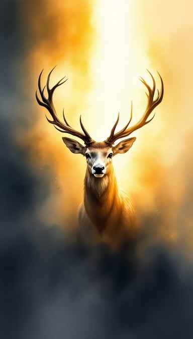 Majestic Stag Portrait