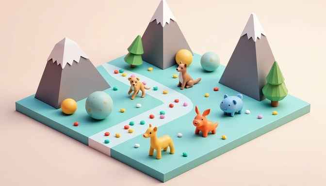 Low-poly Animal World