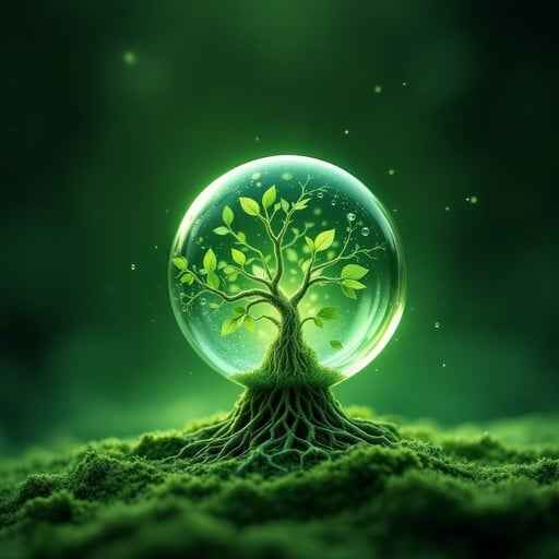 Glowing Tree Orb