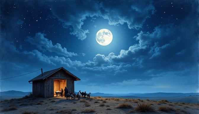 Moonlit Shelter Serenity