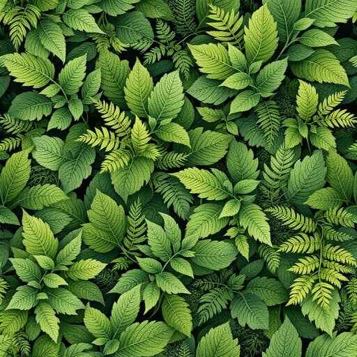 Lush Leafy Pattern