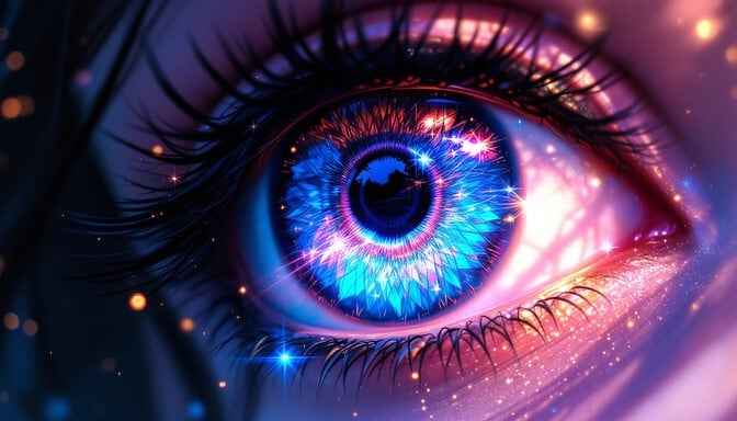 Crystalline Cosmic Eye