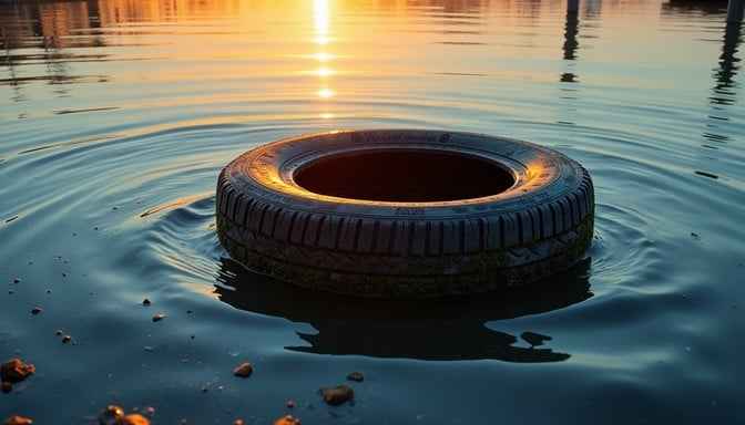 Sunset Floating Tire Sunset Floating Tire