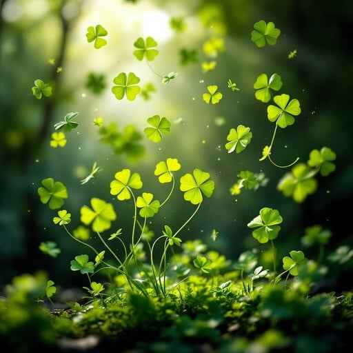 Dancing Shamrock Spiral