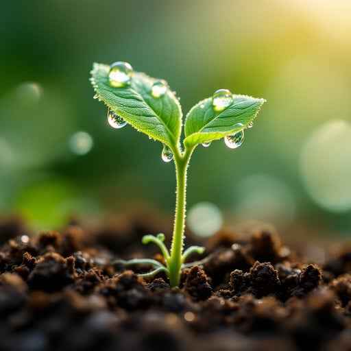 Dewdrop Green Sprout Dewdrop Green Sprout