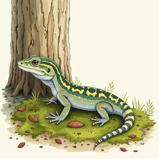 Forest Floor Lizard