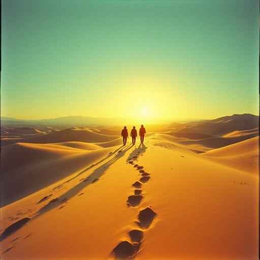 Desert Wanderers Sunset Desert Wanderers Sunset