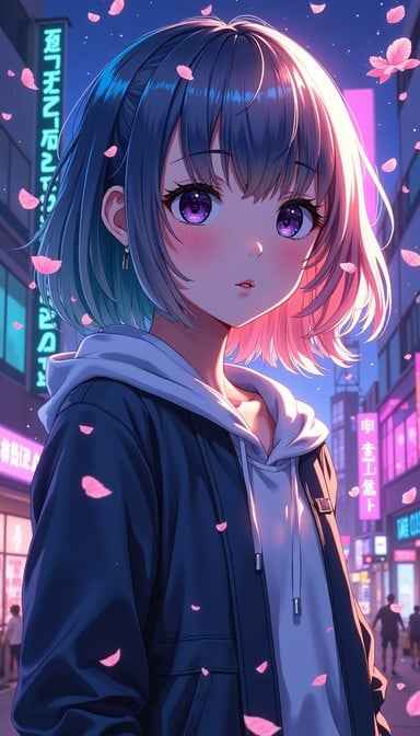 Neon Night Girl Neon Night Girl