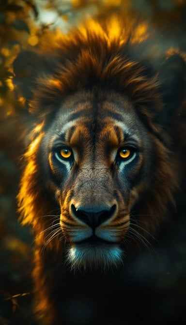 Majestic Lion Gaze Majestic Lion Gaze