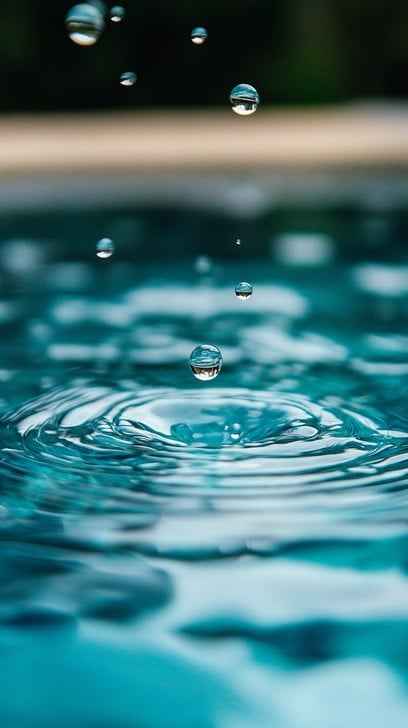 Water Drops Falling Water Drops Falling