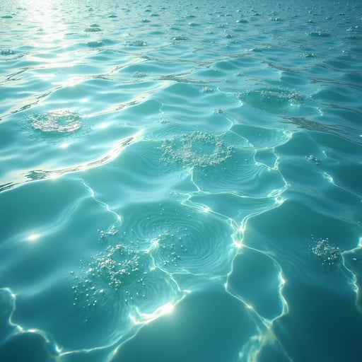 Serene Aqua Ripples