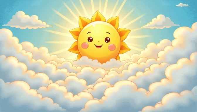 Sunshine Through Clouds Sunshine Through Clouds