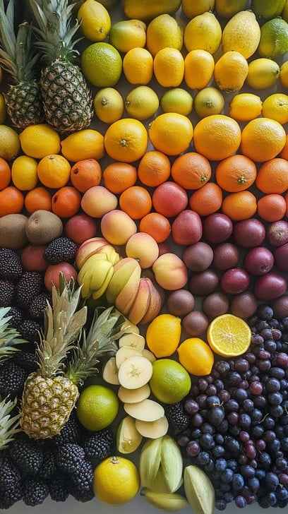 Colorful Fruit Display Colorful Fruit Display
