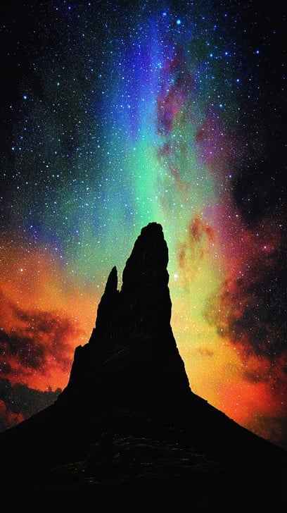 Starry Mountain Sky Starry Mountain Sky