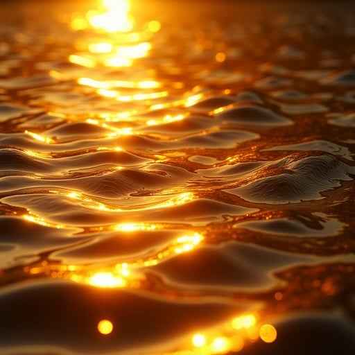 Golden Water Shimmer