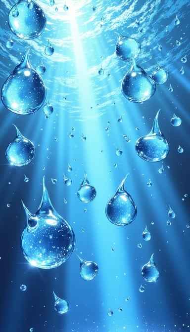 Cerulean Liquid Prisms