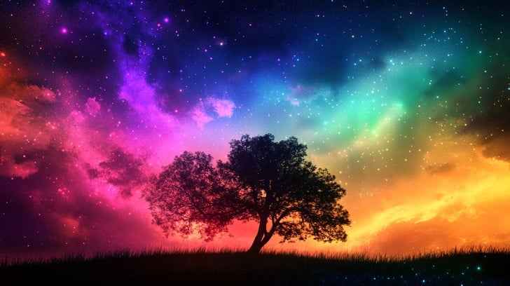 Vibrant Night Sky Vibrant Night Sky