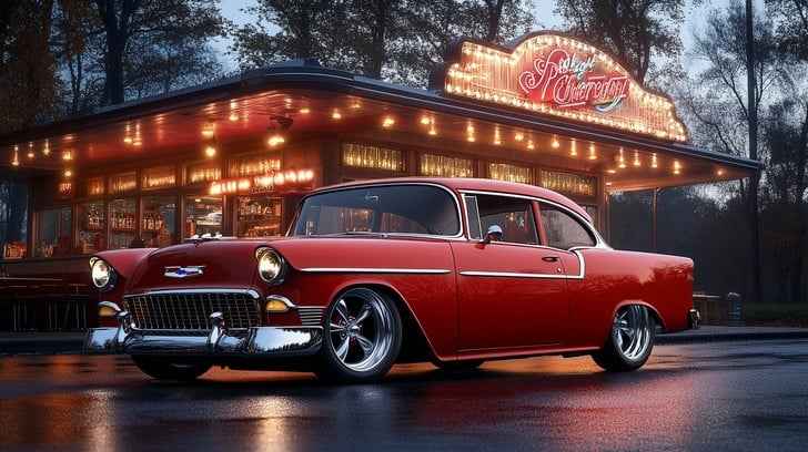 Vintage Car Parked