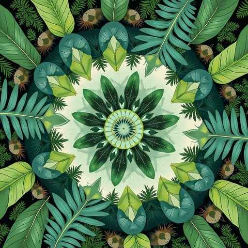 Verdant Botanical Mandala Verdant Botanical Mandala