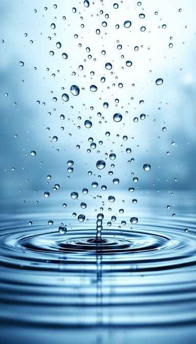 Rippling Water Drops
