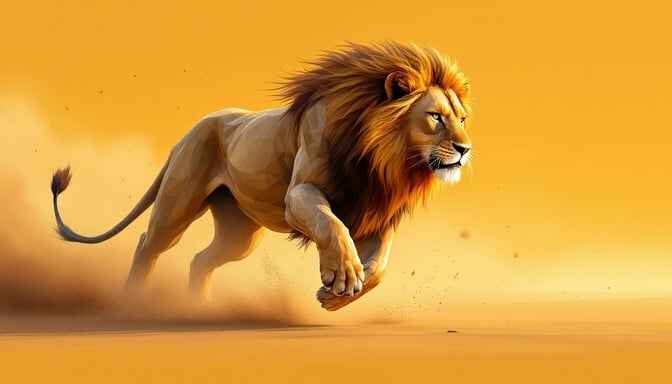 Majestic Golden Hunter