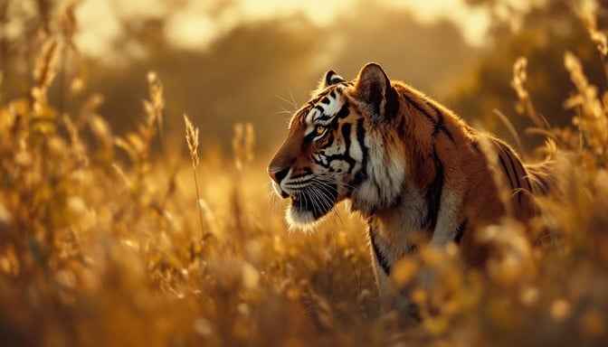 Majestic Tiger Prowls