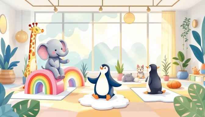Playful Animal Gym