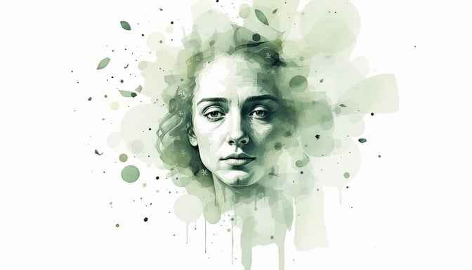 Ethereal Green Portrait