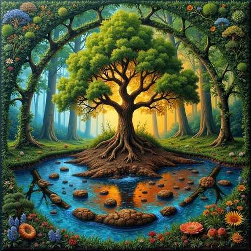 Sacred Tree Reflection